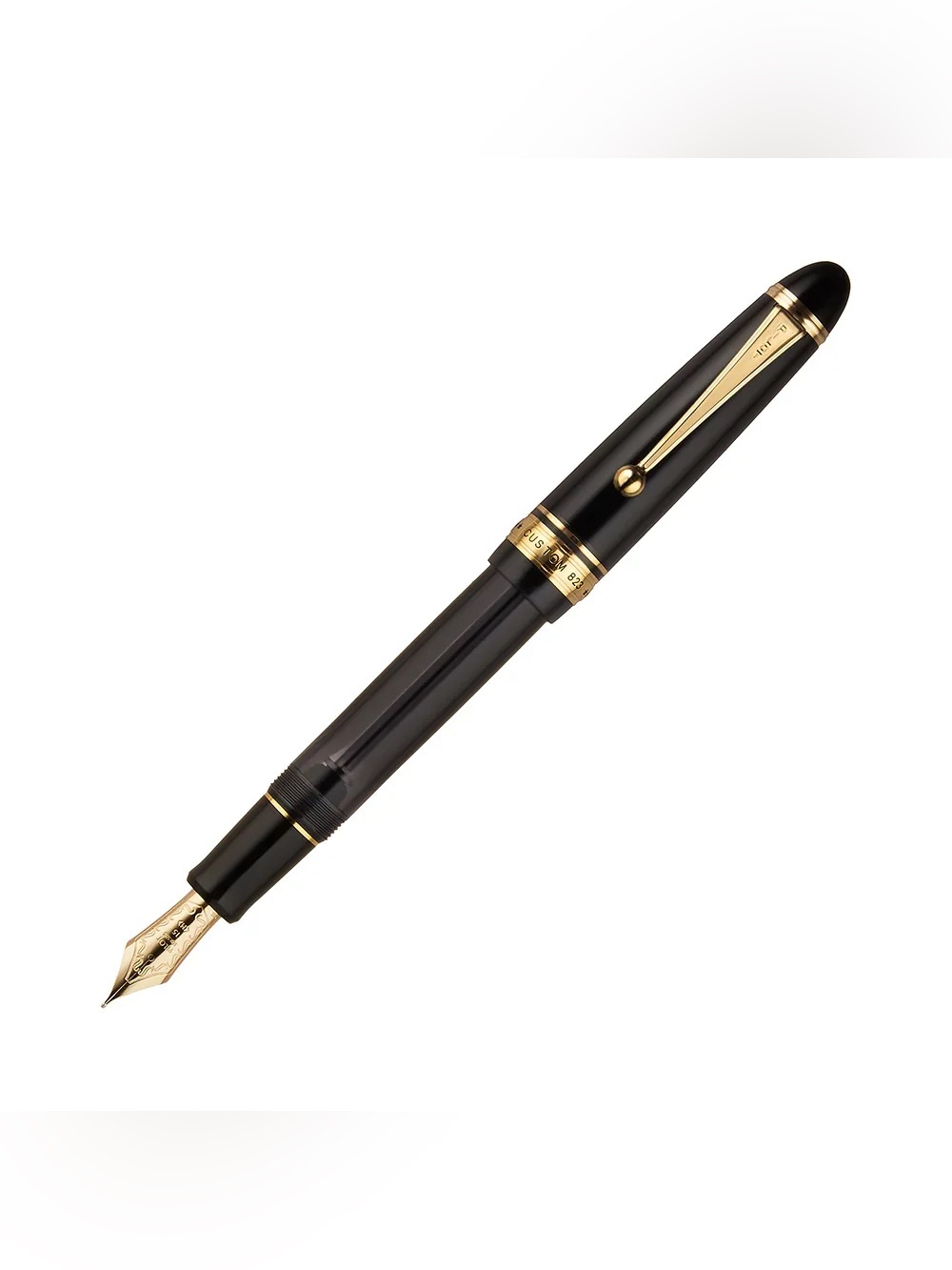 Pilot Custom 823 Fountain Pen Black & Gold